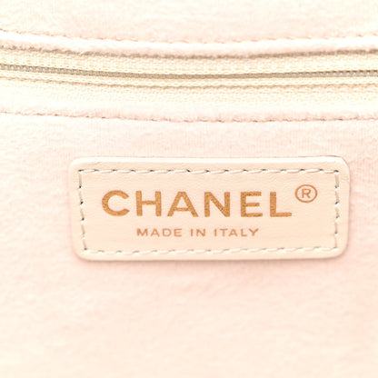 Chanel Caviar Small Studded Deauville Tote Ivory 6 of 13