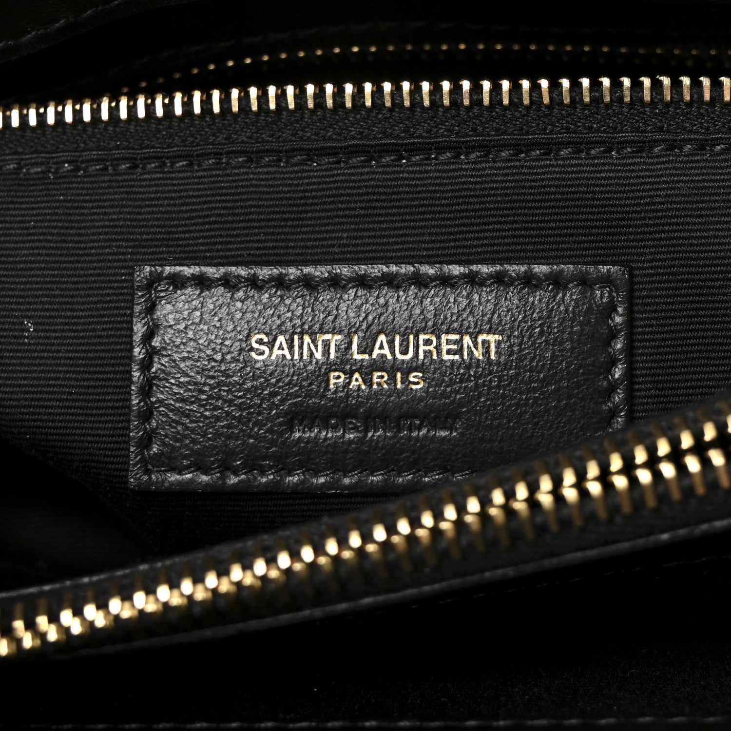 Saint Laurent Calfskin Y Quilted Monogram Medium Loulou Chain Satchel Black 6 of 9