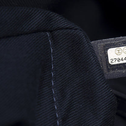 Chanel Woven Straw Raffia Medium Deauville Tote Black 7 of 10