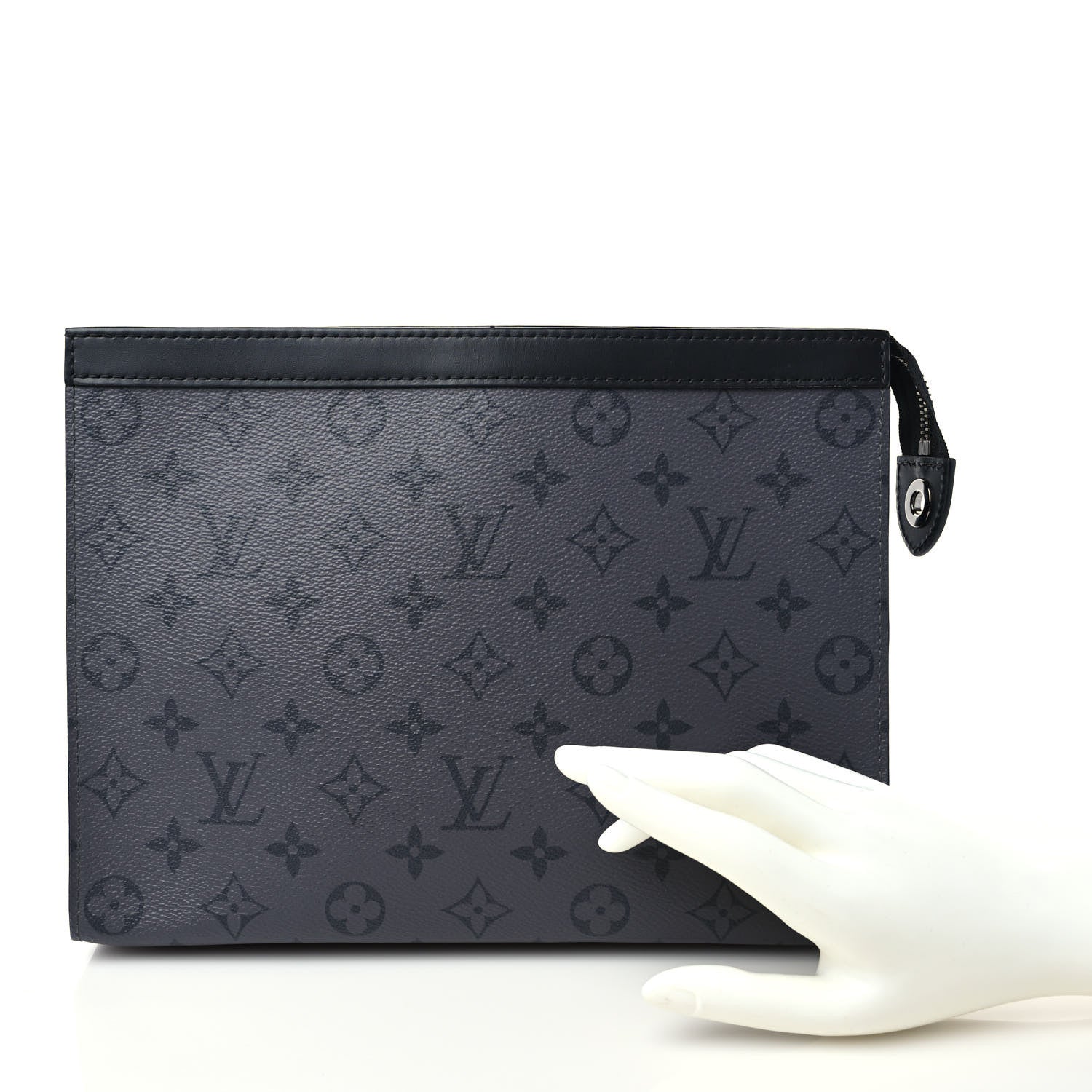 Louis Vuitton Monogram Eclipse Reverse Pochette Voyage MM 2 of 6