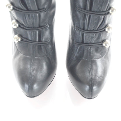 Christian Louboutin Leather Fifre Corset Booties 36.5 12 of 12
