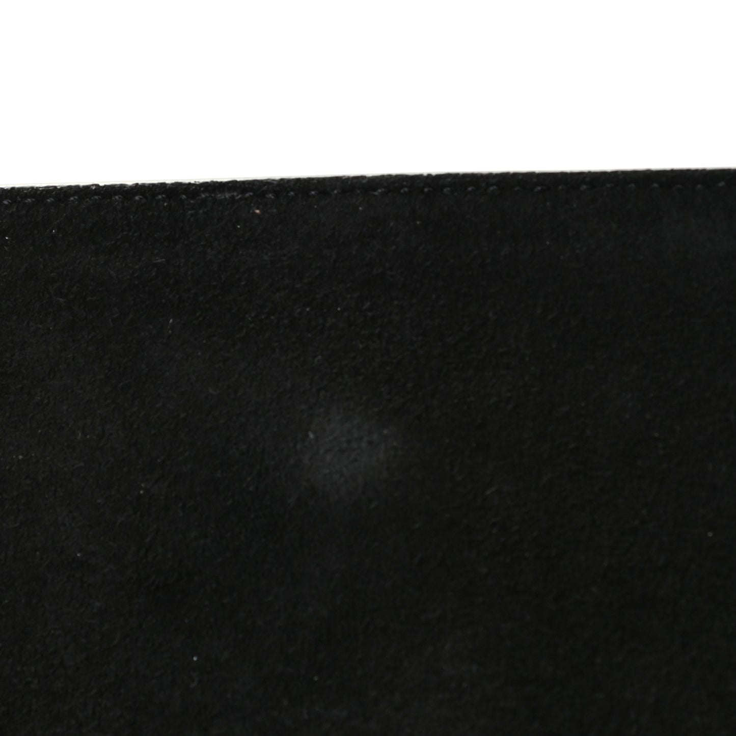 Grained Calfskin Strap Clutch Black