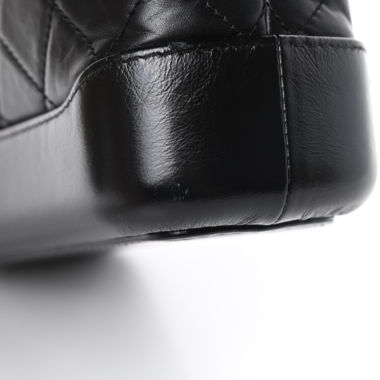 Chanel Aged Calfskin Quilted Small Gabrielle Hobo Black 13 of 13