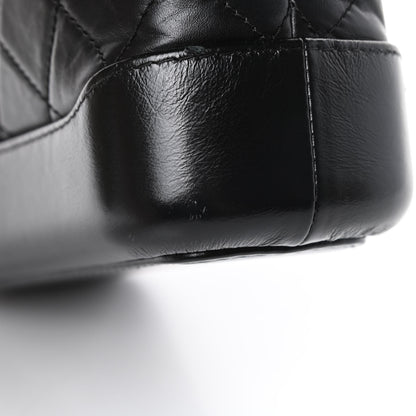 Chanel Aged Calfskin Quilted Small Gabrielle Hobo Black 13 of 13