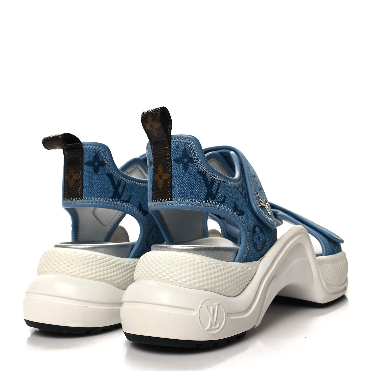 Louis Vuitton Monogram Denim LV Archlight Sandal 40 Denim Blue 4 of 8