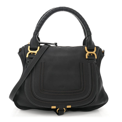 Chloe Calfskin Medium Marcie Satchel Black 1 of 12
