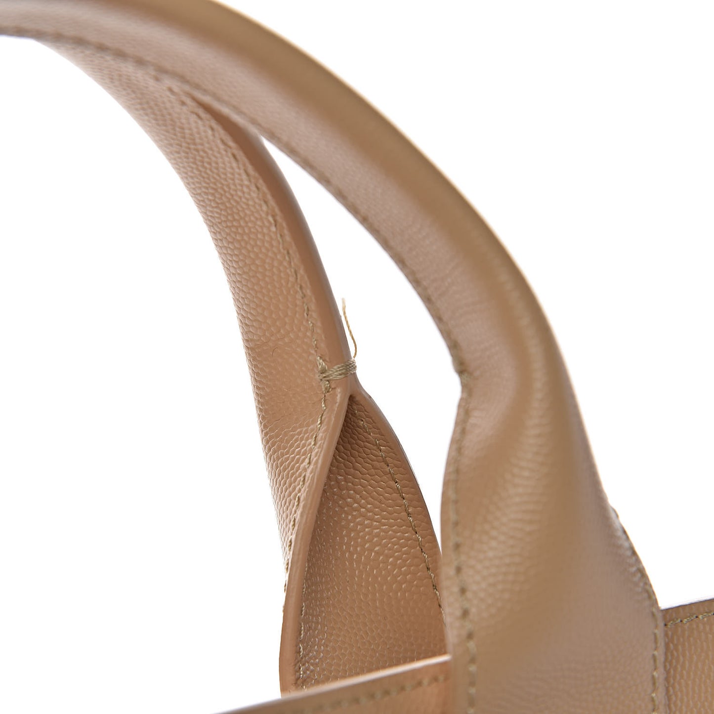 Caviar Large Studded Deauville Tote Beige