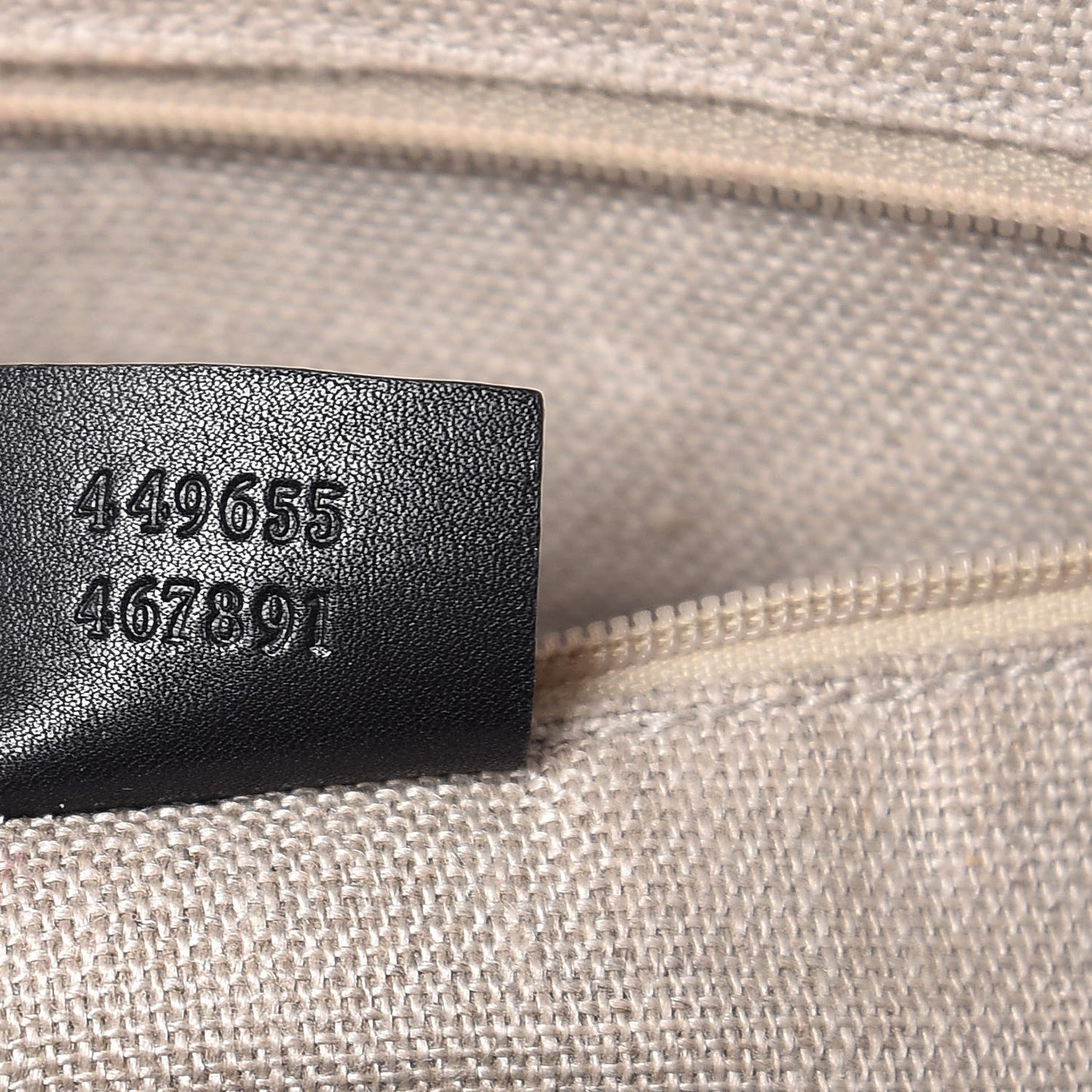 Soft Microguccissima Medium Zippered Satchel Black