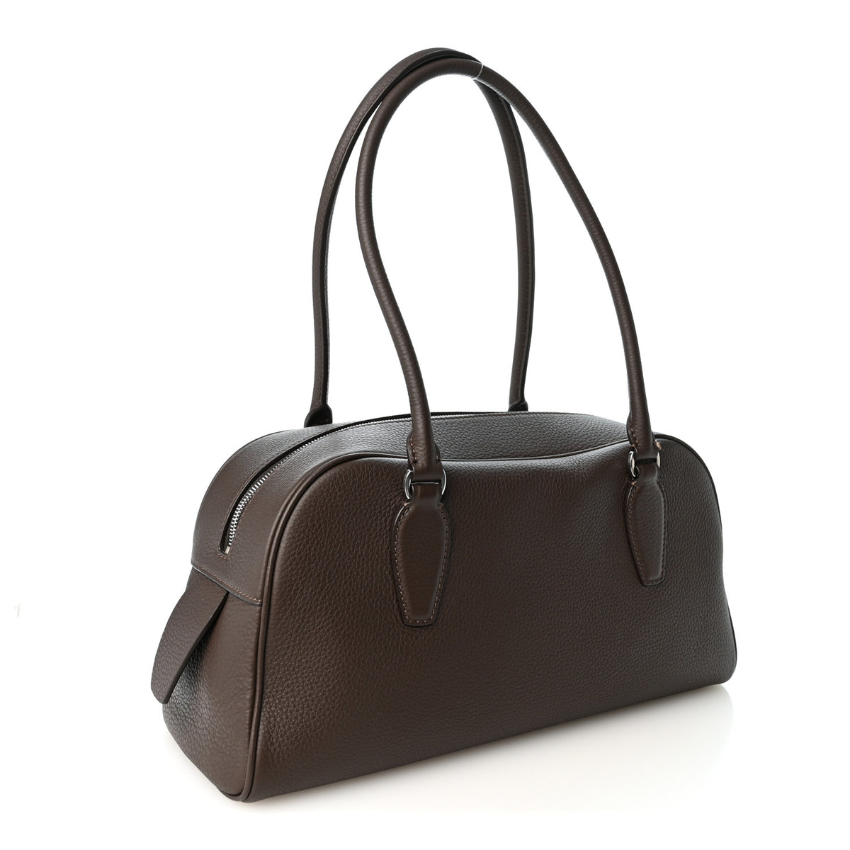 Grained Calfskin EW India Deep Brown