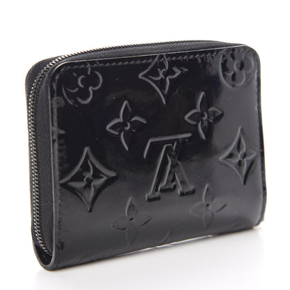 Louis Vuitton Vernis Zippy Coin Purse Wallet Noir Magnetique 3 of 11
