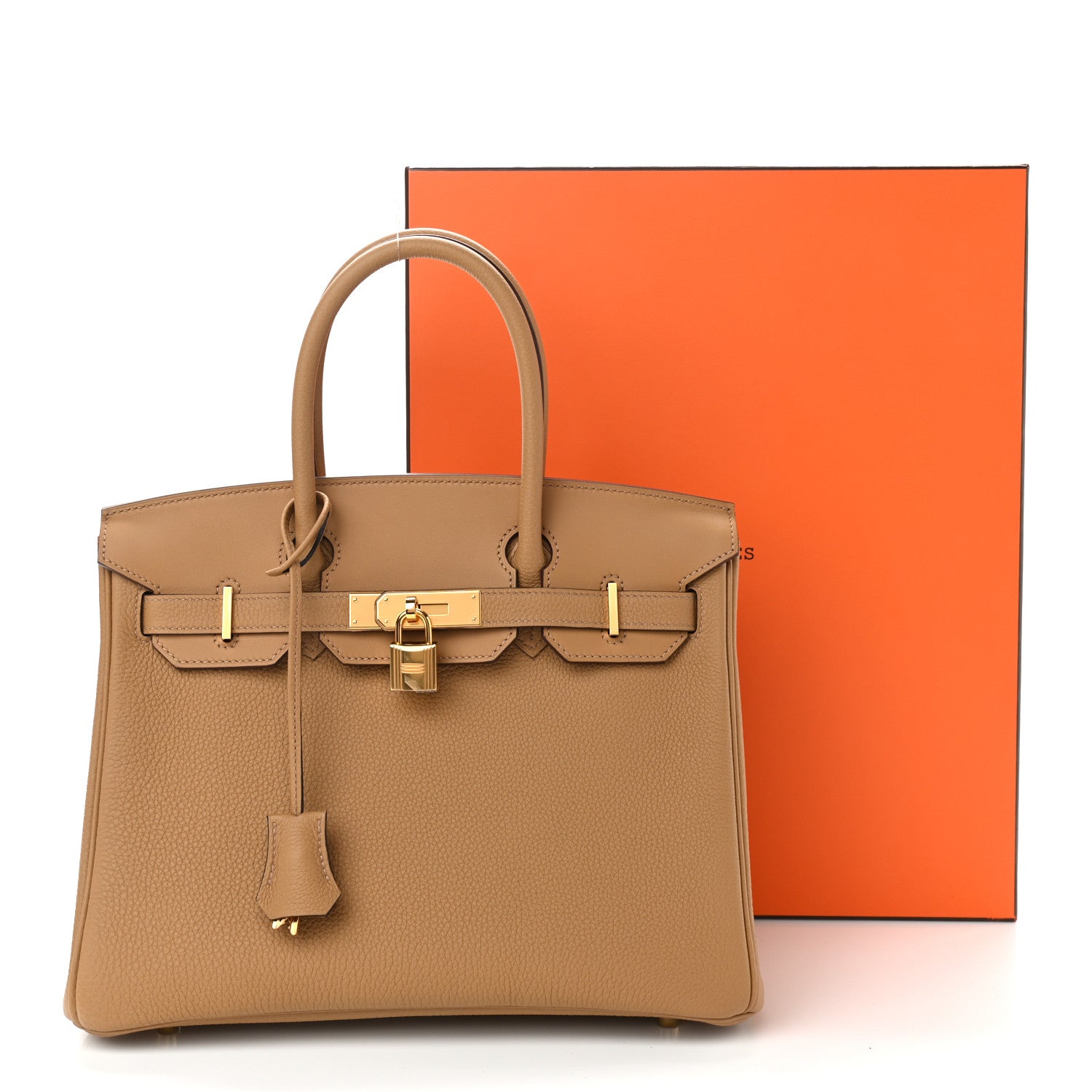Hermes Togo Swift Canvas 3 in 1 Birkin 30 Biscuit 15 of 15