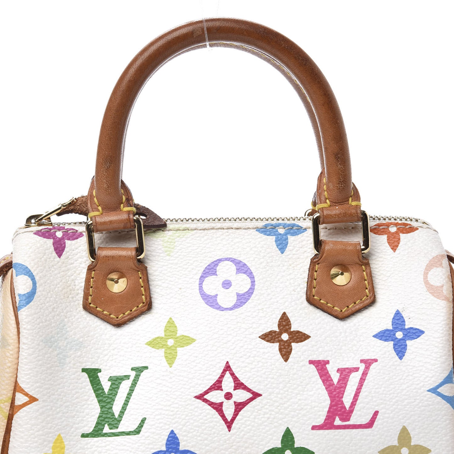 Monogram Multicolor Mini Sac HL Speedy White