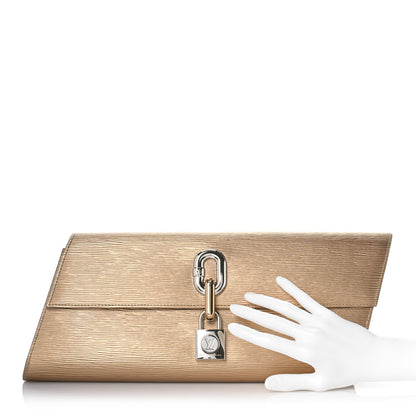 Louis Vuitton Epi Blade Clutch Bronze 3 of 9