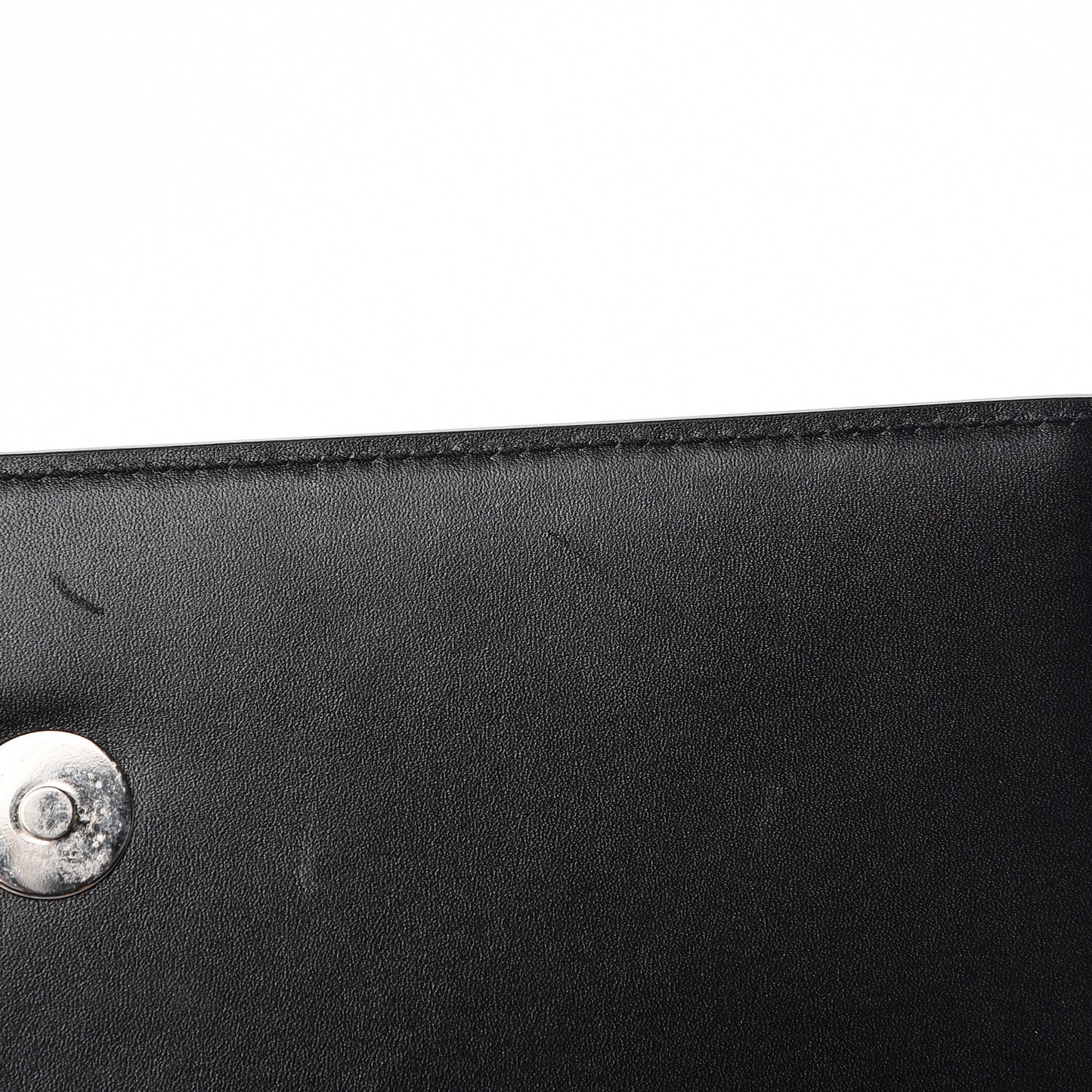 Calfskin Knuckle Shoulder Bag Black