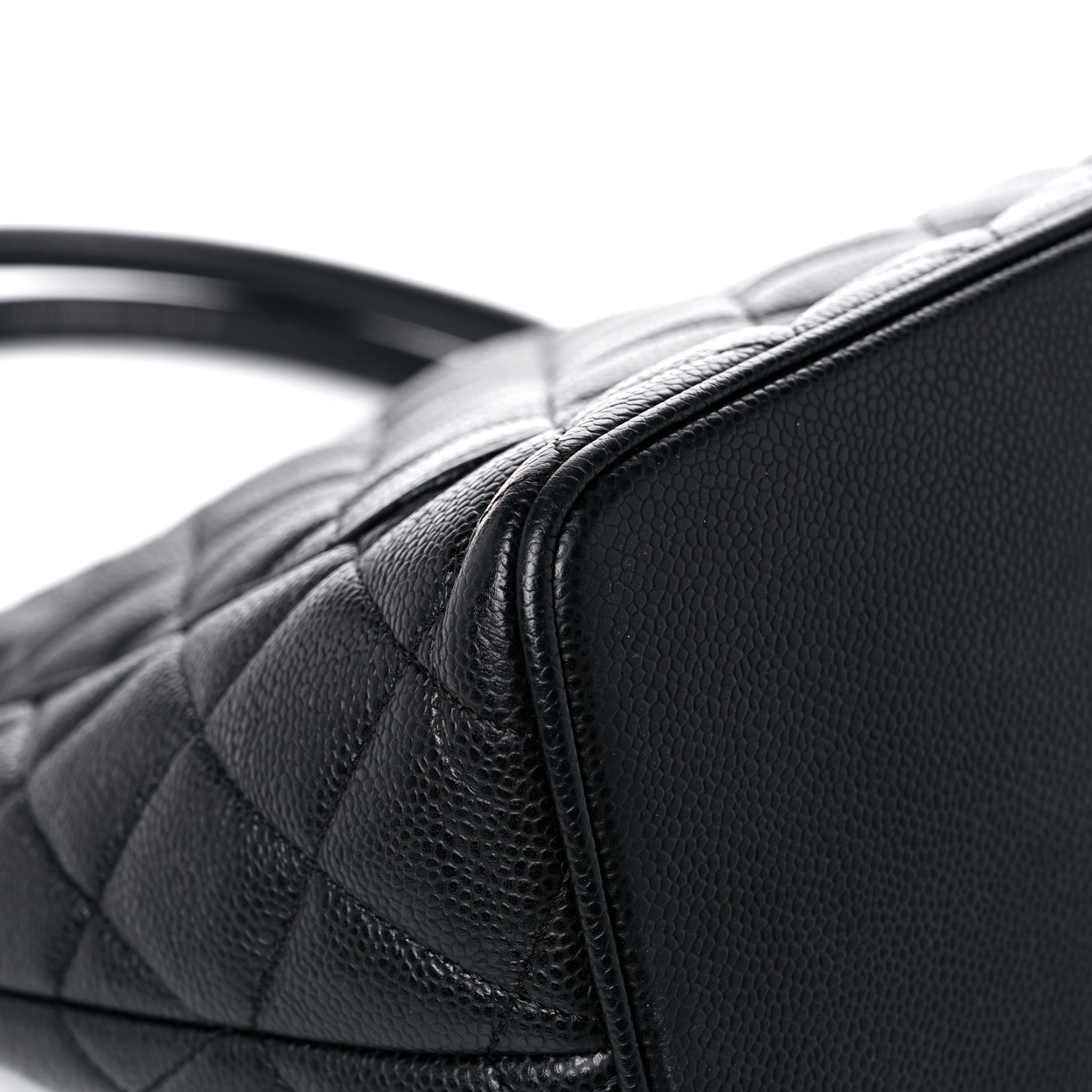 Chanel Caviar Quilted Medallion Tote Black 12 of 13