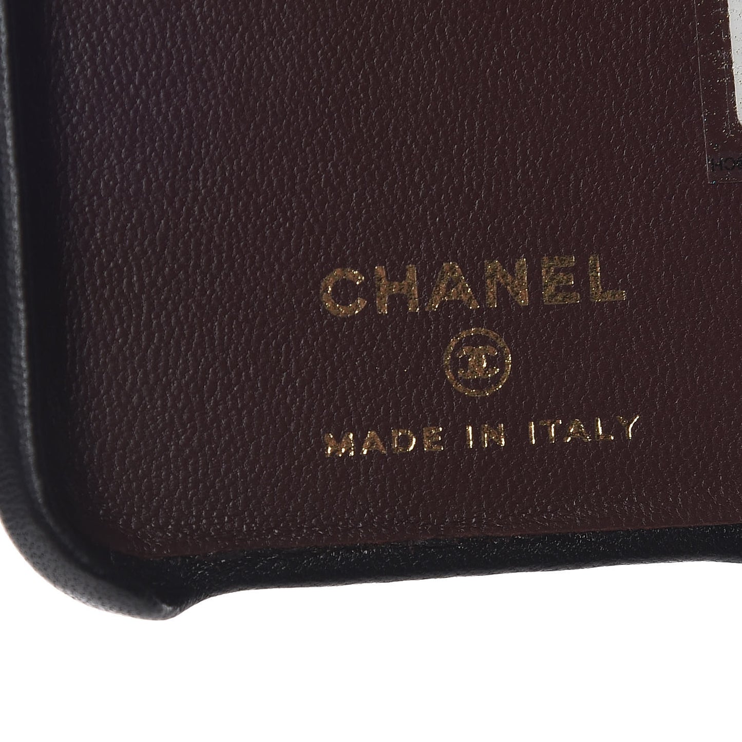 Lambskin Quilted iPhone 7/8 Coco Tech Case Black