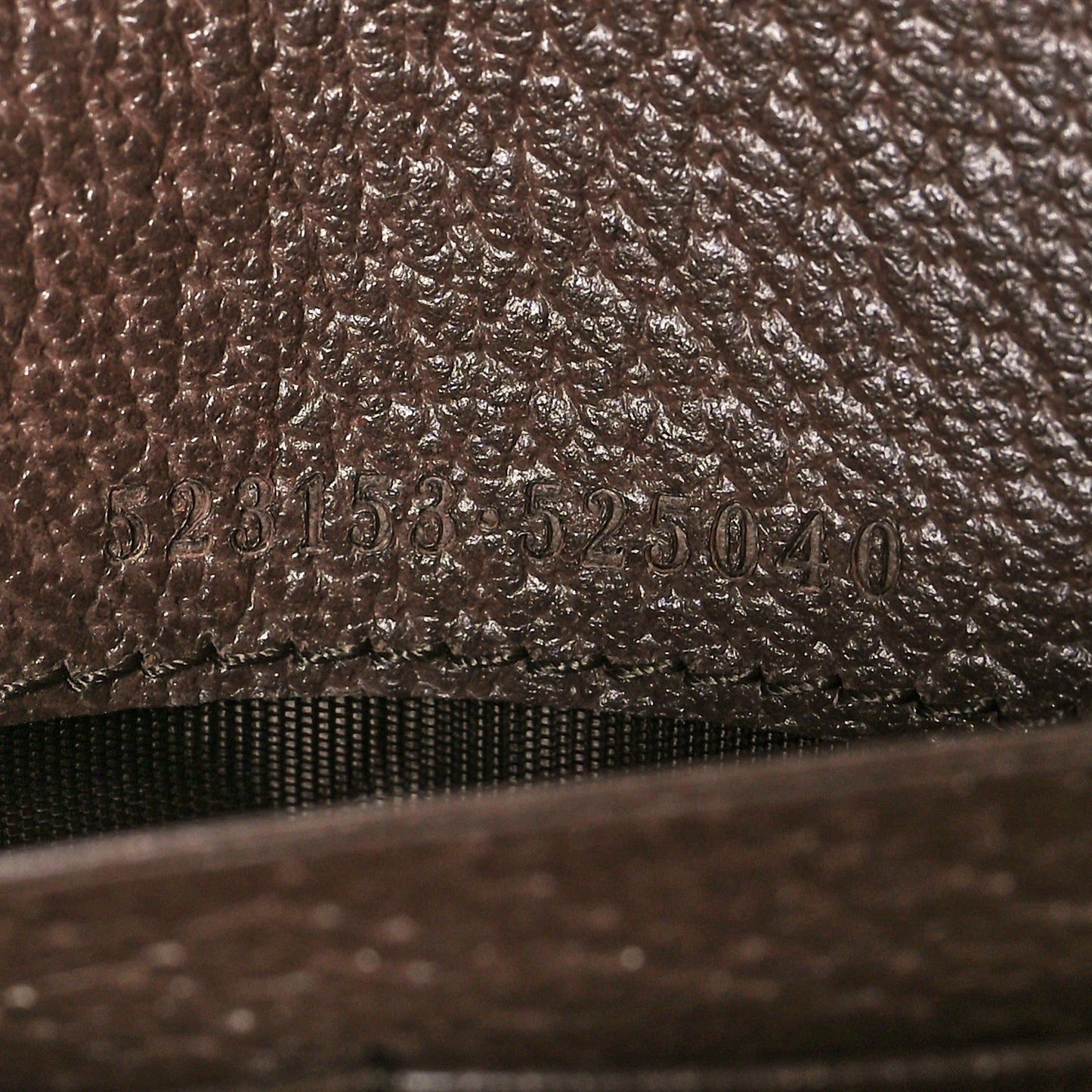 GG Supreme Monogram Web Ophidia Continental Wallet Brown