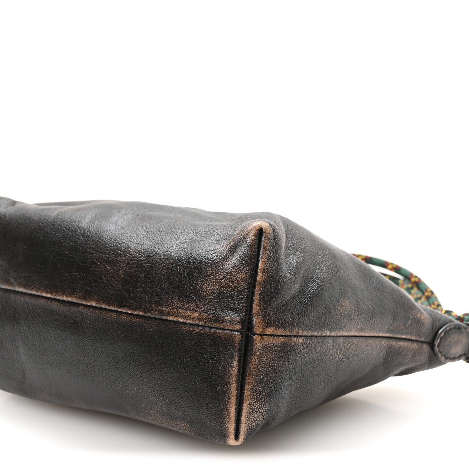 Miu Miu Nappa Old Pouch Bag Caffe Verde 9 of 9