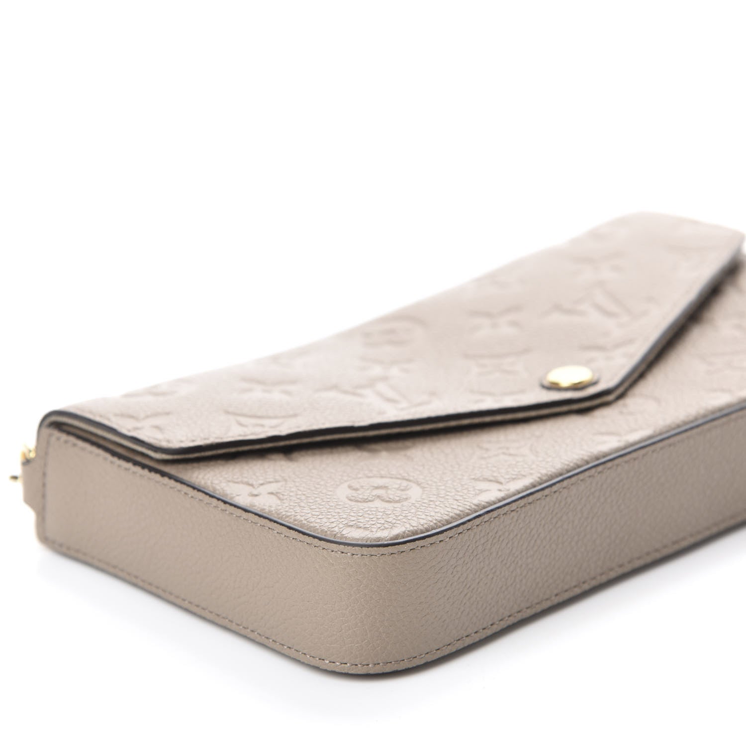 Louis Vuitton Empreinte Pochette Felicie Chain Wallet Tourterelle 6 of 11