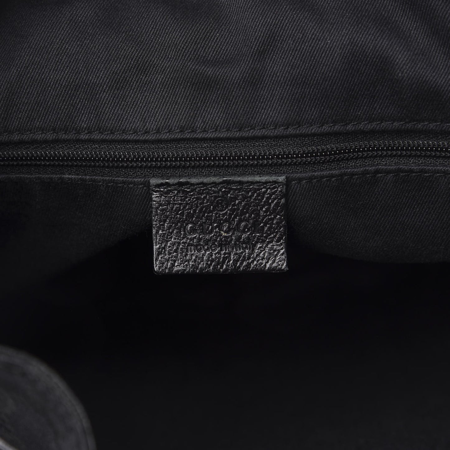 Monogram Drawstring Hobo Black