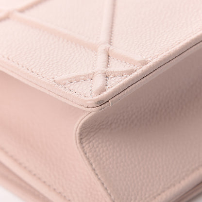 Christian Dior Grained Calfskin Cannage Small Diorama Flap Bag Rose Poudre 12 of 13