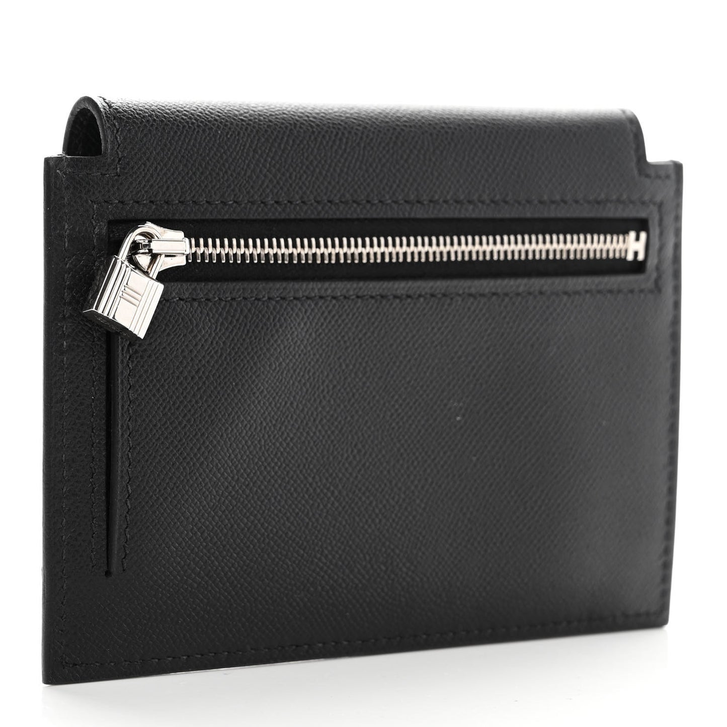 Epsom Kelly Pocket Compact Wallet Black