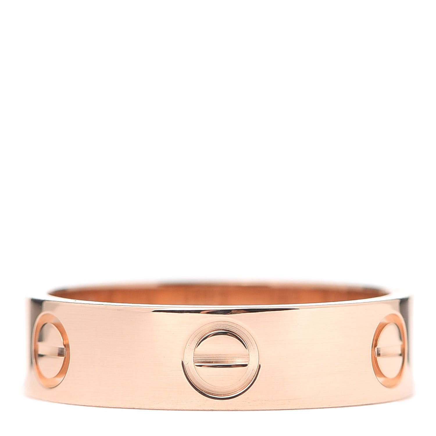 Cartier 18K Pink Gold 5.5mm LOVE Ring 58 8.25 1 of 5