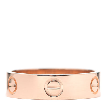 Cartier 18K Pink Gold 5.5mm LOVE Ring 58 8.25 1 of 5