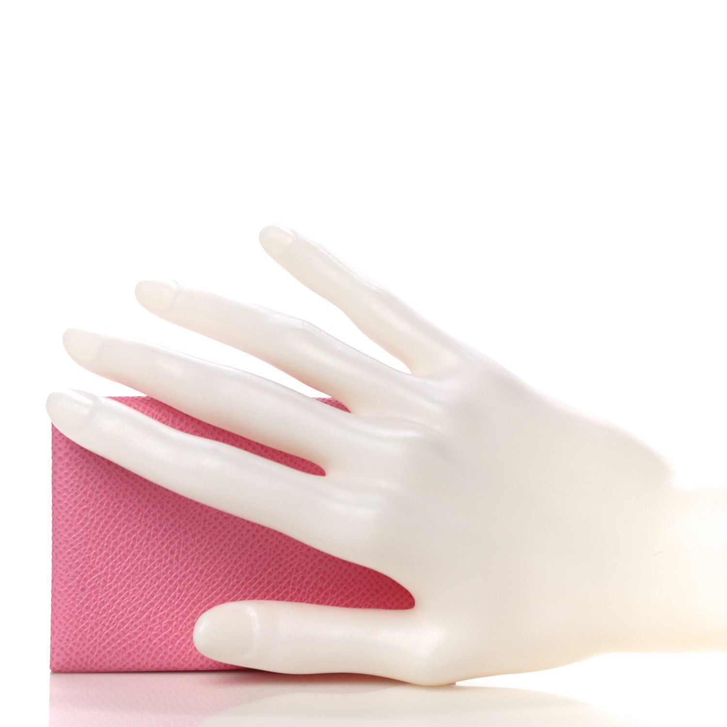 Hermes Epsom Calvi Card Case 5P Pink 2 of 10