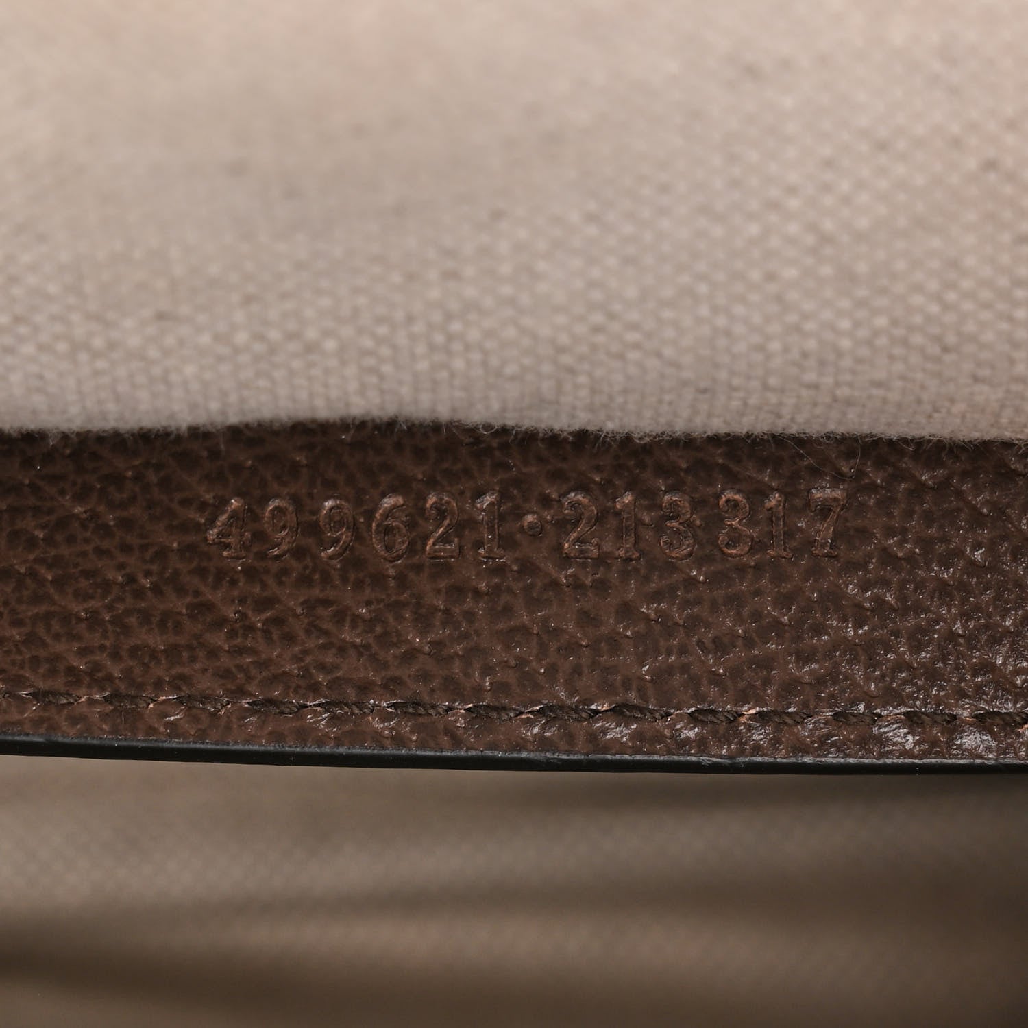 Gucci Monogram Jumbo GG Textured Dollar Calfskin Web Small Ophidia Dome Shoulder Bag Camel Ebony New Acero 7 of 10
