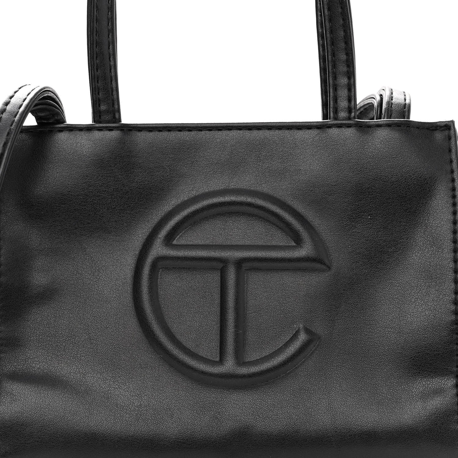Telfar Vegan Leather Small Shopping Bag Black 7 of 9