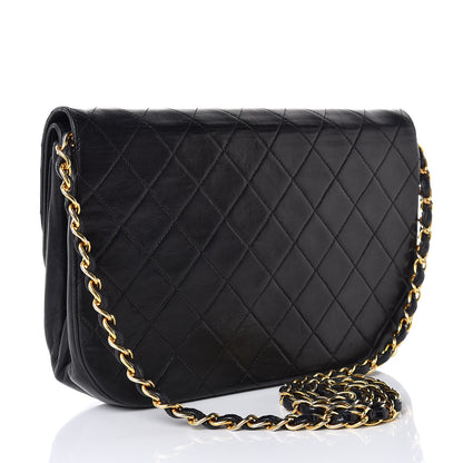 Chanel Lambskin Quilted Small Double Flap Black 3 of 9