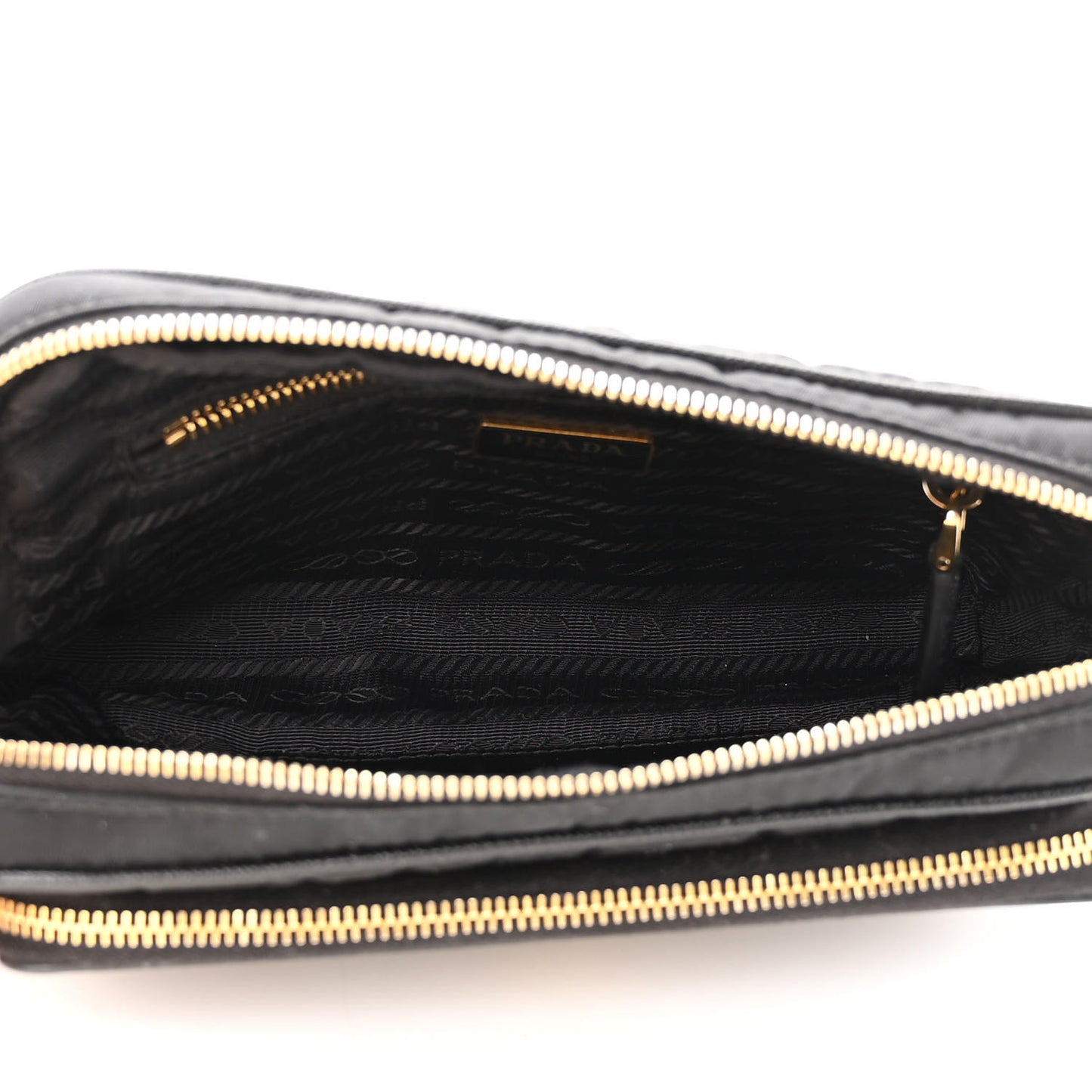 Saffiano Lux Camera Case Crossbody Bag Black