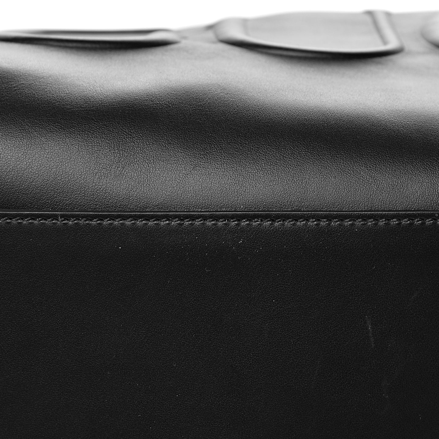 Calfskin GucciGhost Real Duffle Black Yellow