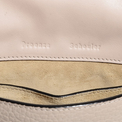 Proenza Schouler Pebbled Calfskin Extra Small Courier Talc 6 of 10