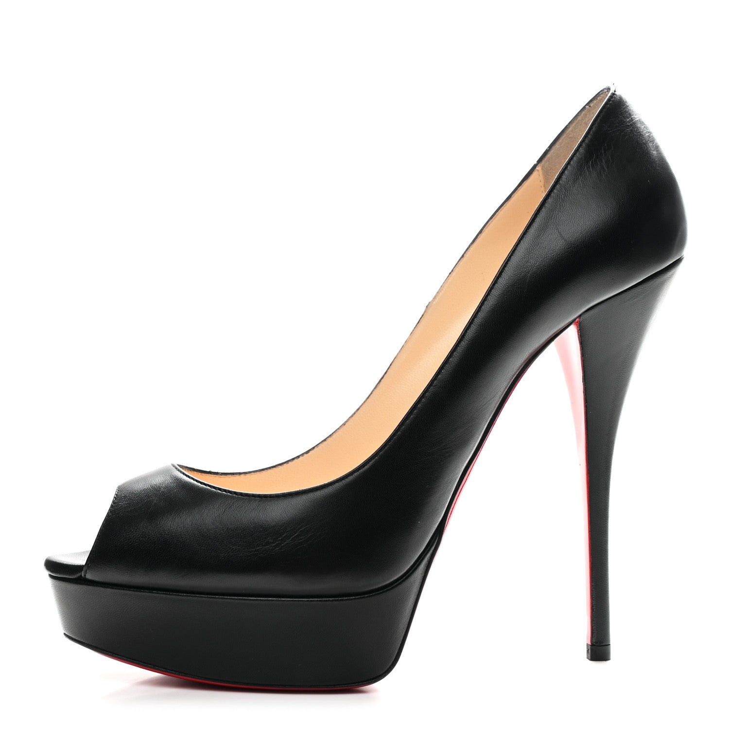 Christian Louboutin Kid Troca 140 Pumps 40.5 Black 1 of 18
