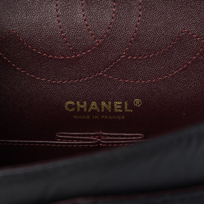 Chanel Aged Calfskin Quilted 2.55 Reissue 225 Flap Black 8 of 11