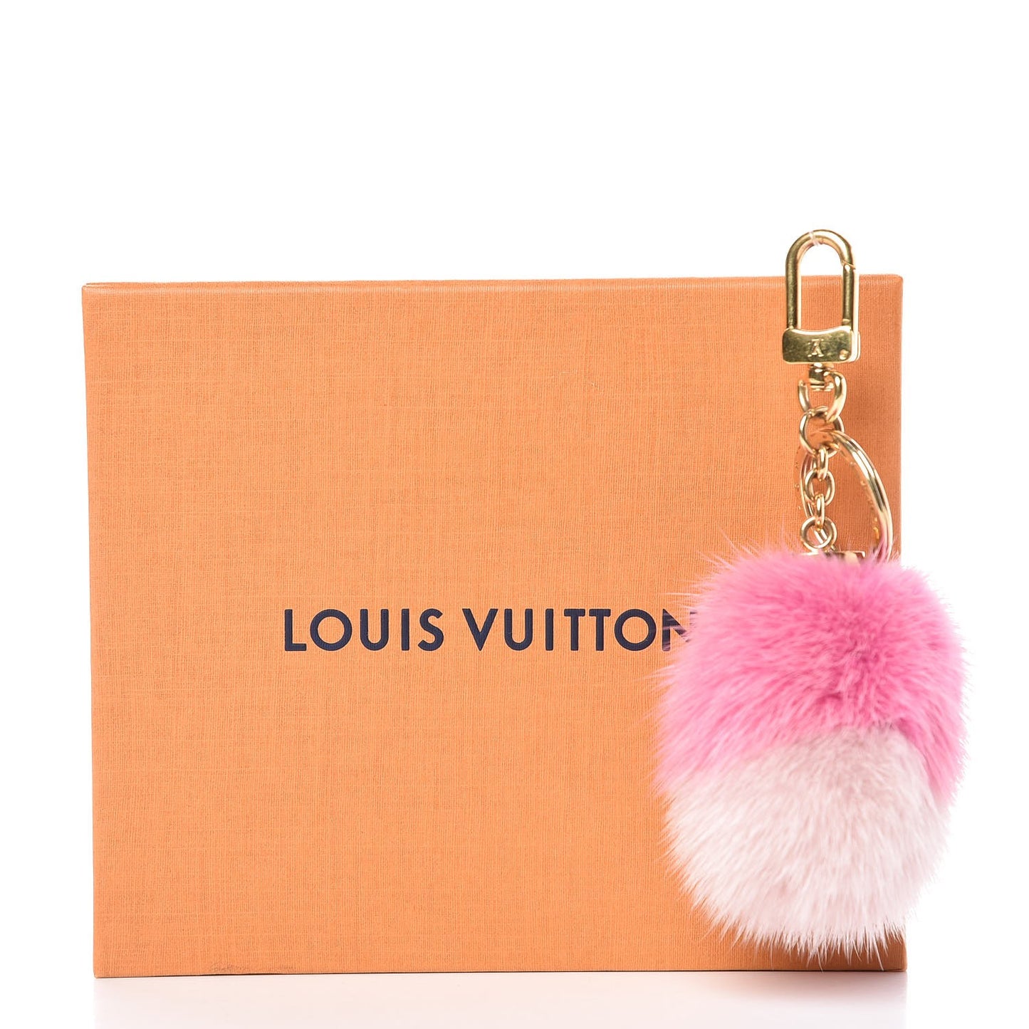 Mink Fluo Bubble Bag Charm Key Holder Pink