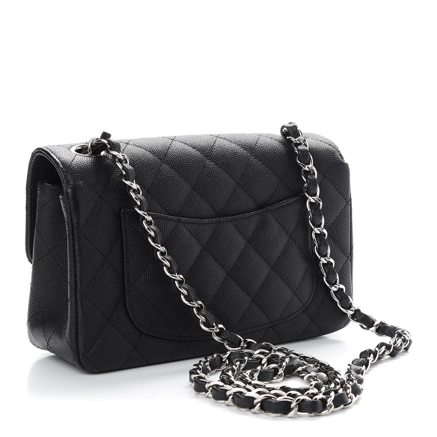 Chanel Caviar Quilted Mini Rectangular Flap Black 3 of 9