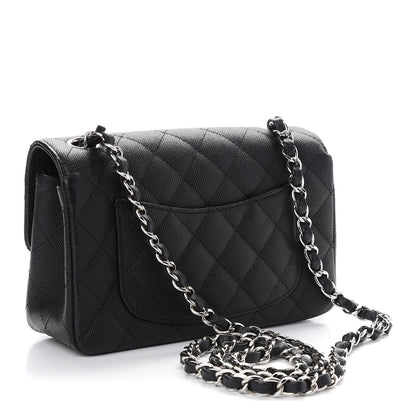 Chanel Caviar Quilted Mini Rectangular Flap Black 3 of 9