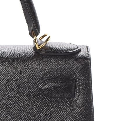 Hermes Epsom Kelly Sellier 28 Black 20 of 39