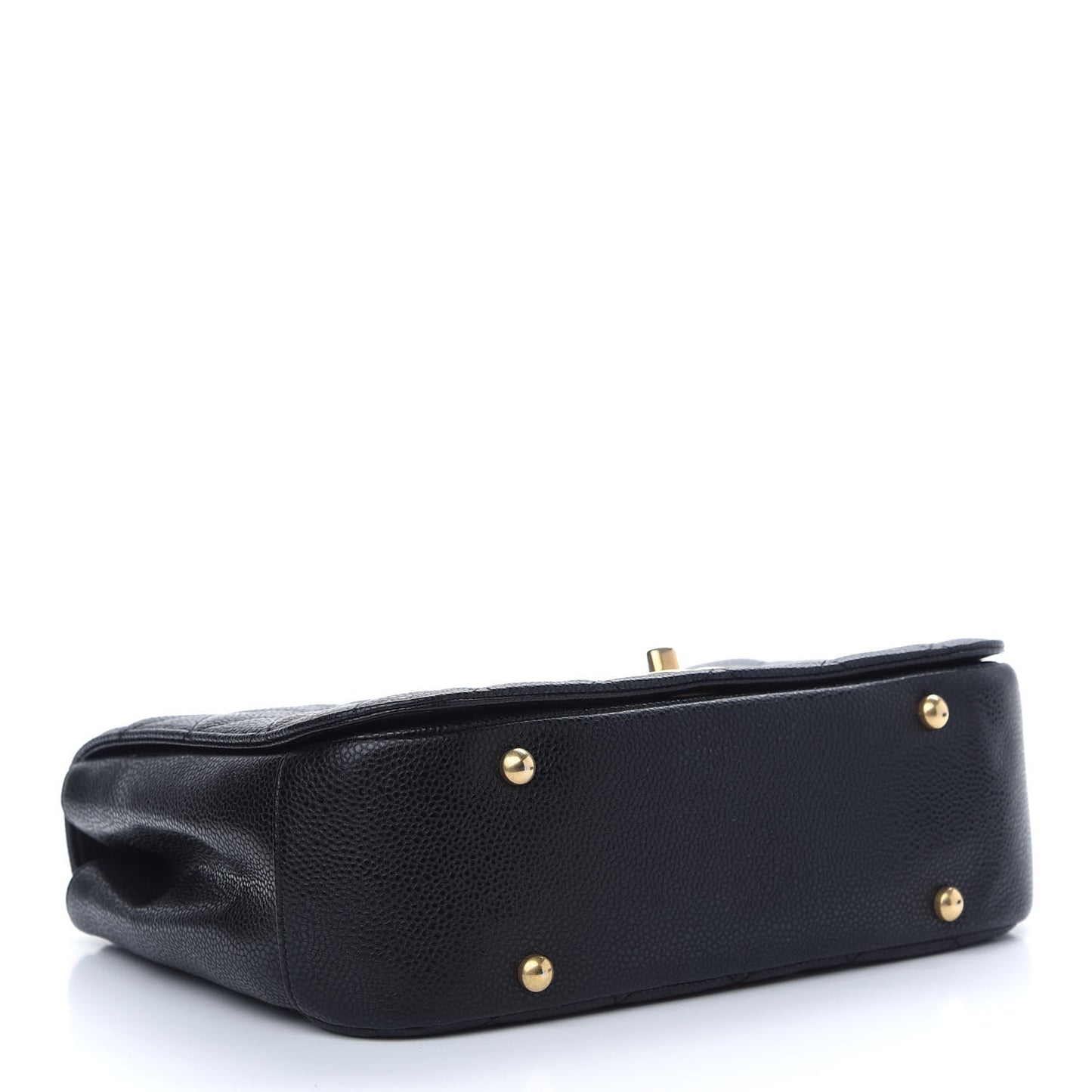Caviar Carry Around Flap Bag Black