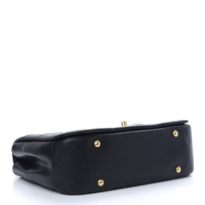 Chanel Caviar Carry Around Flap Bag Black 4 of 9