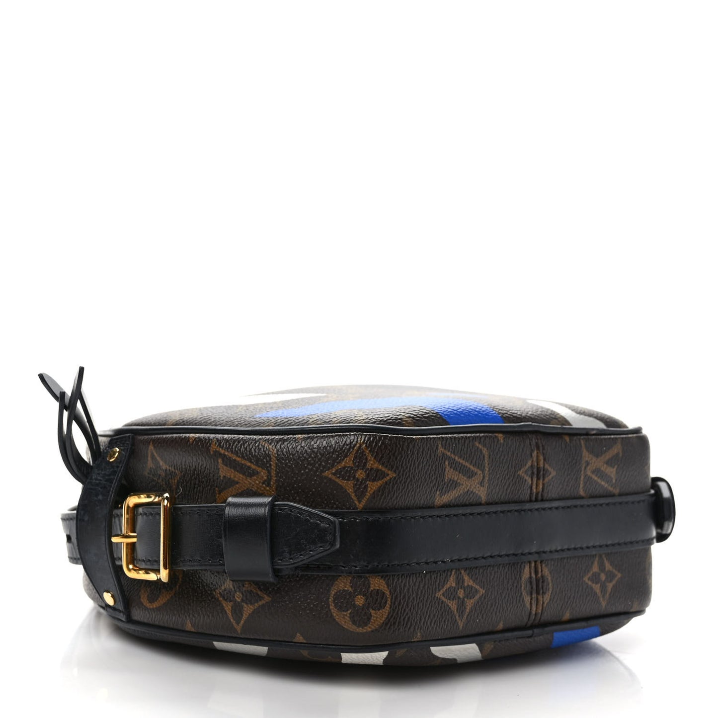 X LOL Monogram Boite Chapeau Souple Blue Silver
