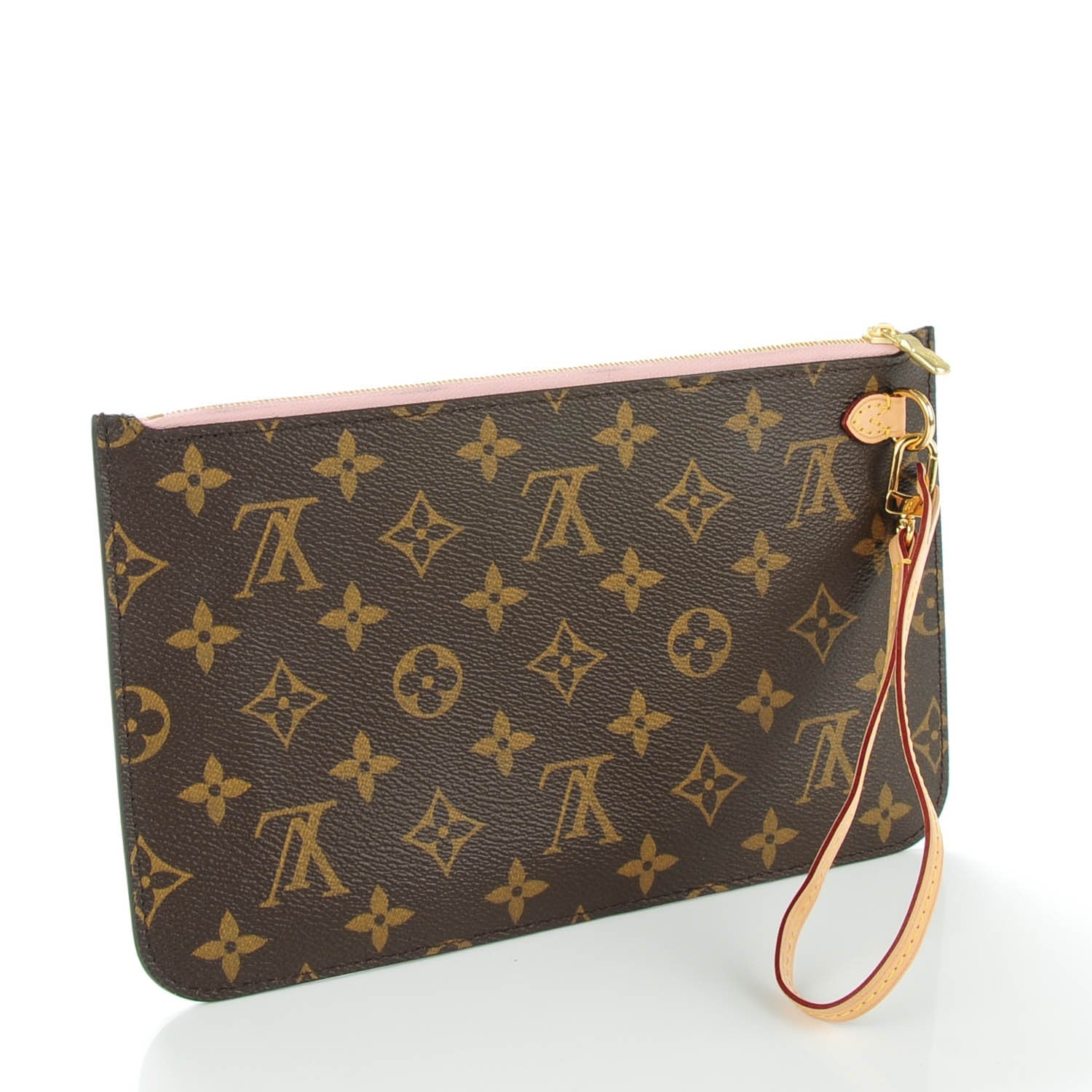 Louis Vuitton Monogram Neverfull MM GM Pochette Rose Ballerine 3 of 7