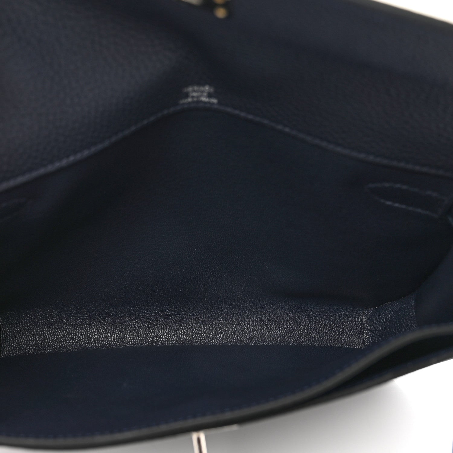 Hermes Togo Kelly Depeches 25 Pouch Bleu Nuit 5 of 8