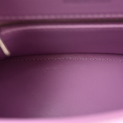 Balenciaga Shiny Box Calfskin Tonal B Small Hourglass Top Handle Bag Lilac 12 of 16