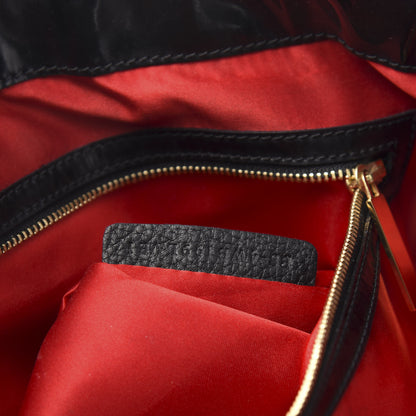 Valentino Garavani Patent Lacca Bow Tote Black 7 of 17