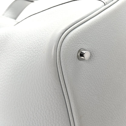 Hermes Taurillon Clemence Picotin Lock 22 MM Bleu Pale 11 of 13