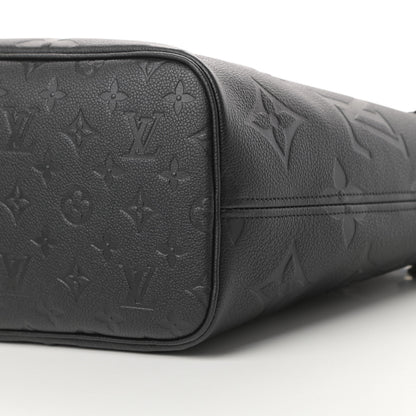 Louis Vuitton Empreinte Monogram Giant Neverfull MM Black 9 of 10